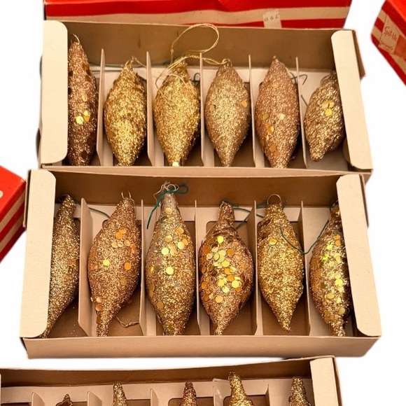 Vintage Christmas Ornaments from Spot-Lite Made in Japan 4 boxes - Picture 3 of 9